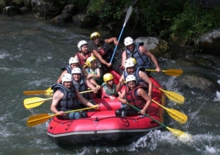 Familien-Rafting